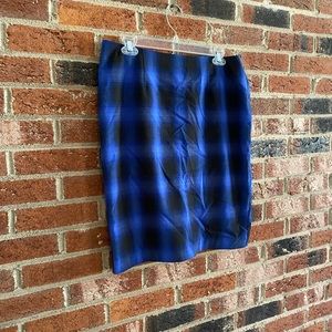 The Limited | Plaid pencil skirt
